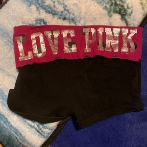 Pink shorts by Victoria secret